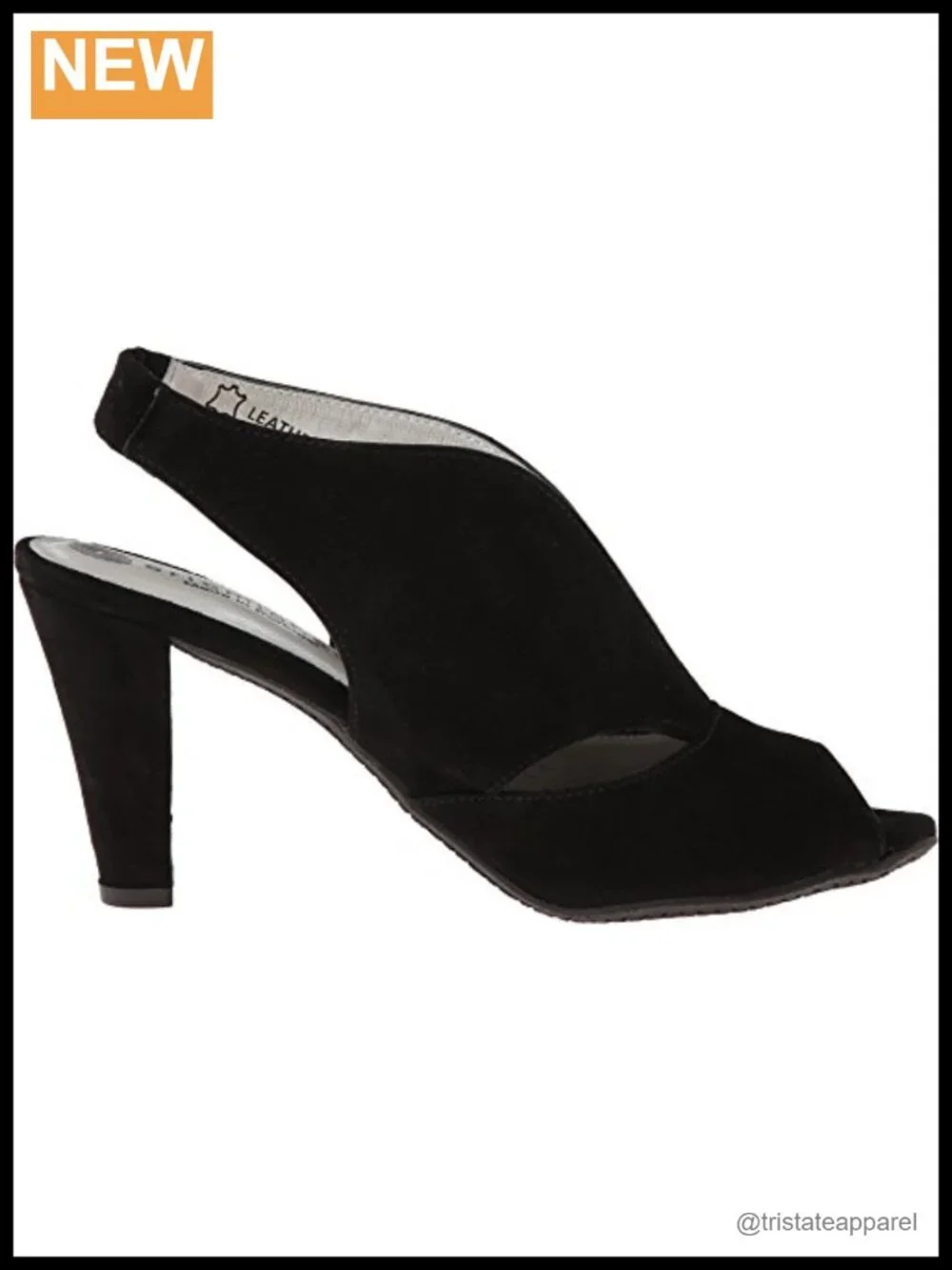 Suede Platform Slingback Heeled Sandals Cushioned Dress Casual